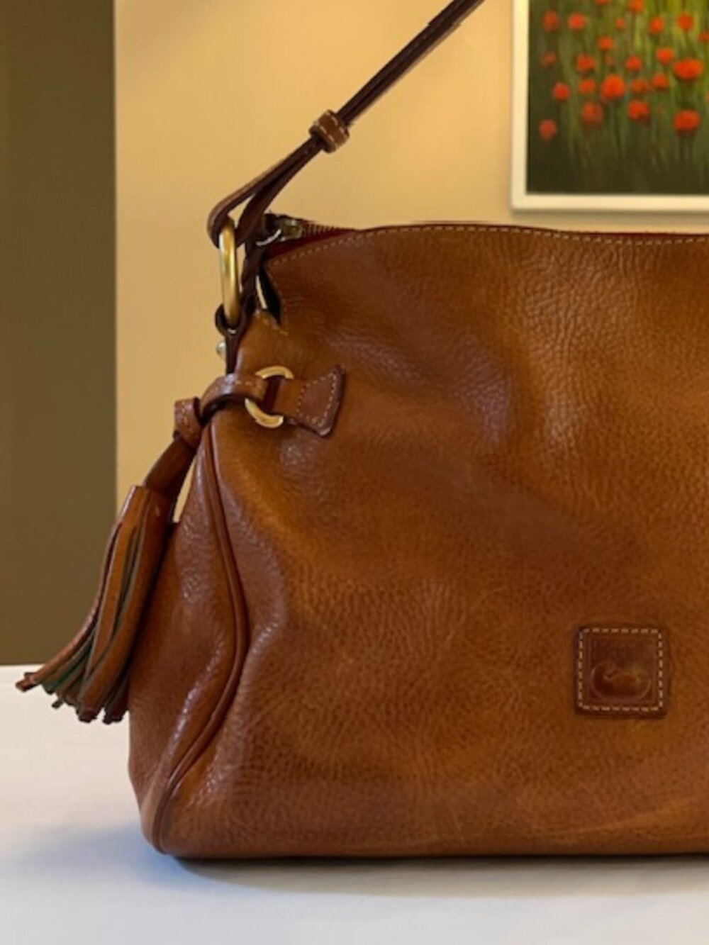 DOONEY & BOURKE | Florentine Tassel Leather Hobo Shoulder Bag - Picture 2 of 16